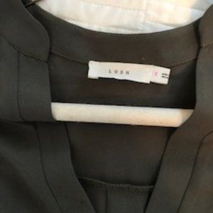 Lush Olive blouse size small